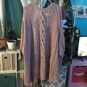 Maurices pink ish purple colored cardigan